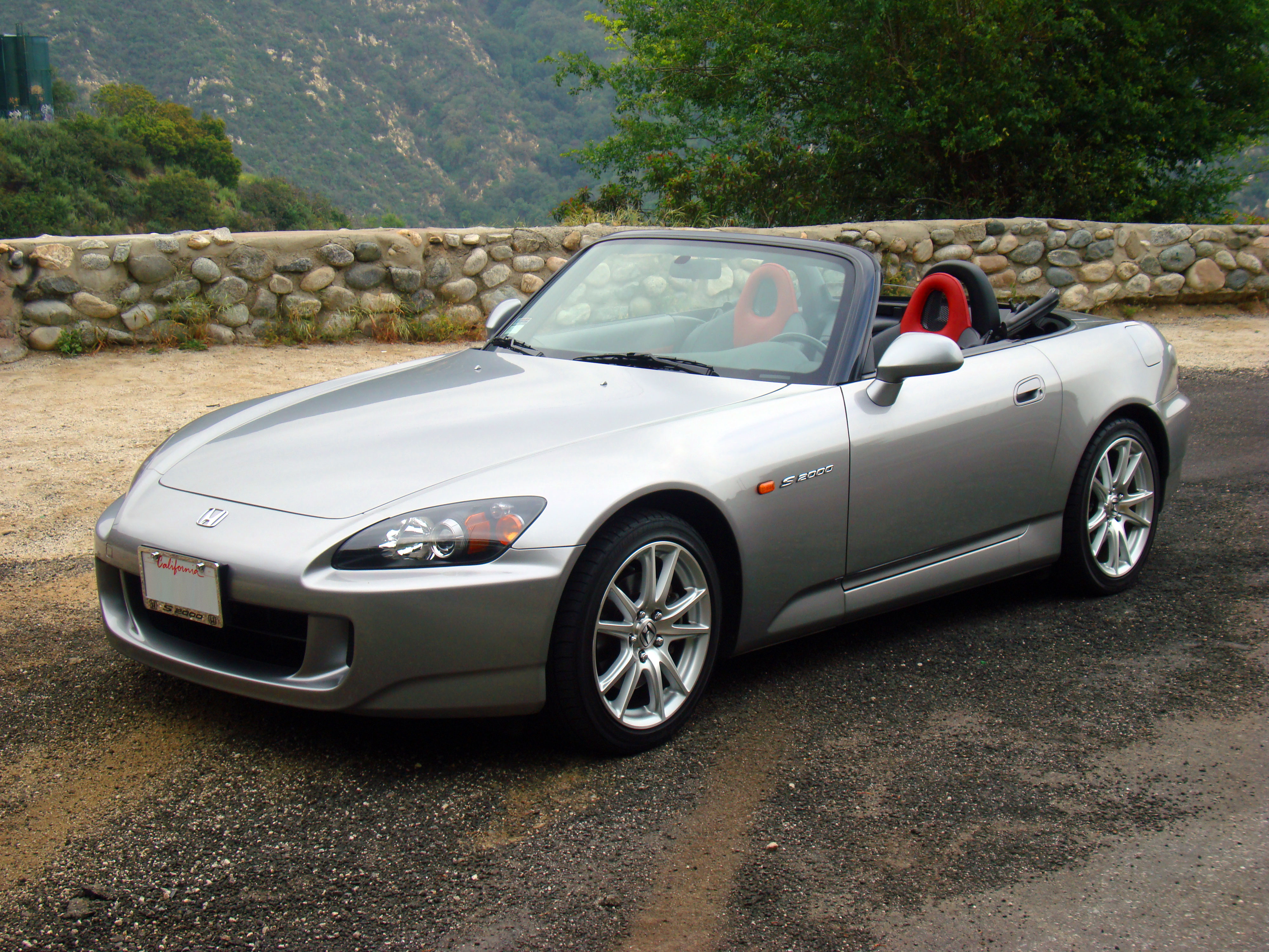 Honda S2000 convertible sports car